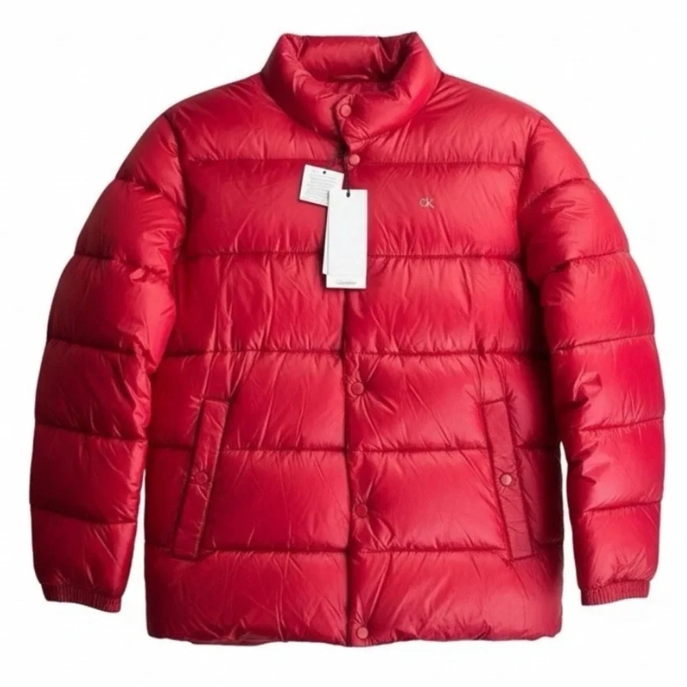 Calvin Klein Men’s Water Resistant Full Zip Snap Front Insulated Puffer Jacket